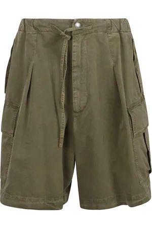Alexander McQueen Szorty, Mężczyzna, Zielony, S, Zielone Cargo Bermudy Stylowe Modne Szorty
