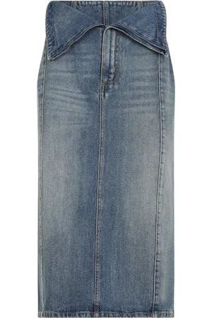 Alexander McQueen Spódnice, Kobieta, Niebieski, S, Niebieska Elegancka Spódnica Odzież Damska
