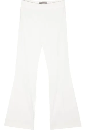 D.EXTERIOR Spodnie, Kobieta, Biały, M, Spodnie Dzwony Bianco Ss 25