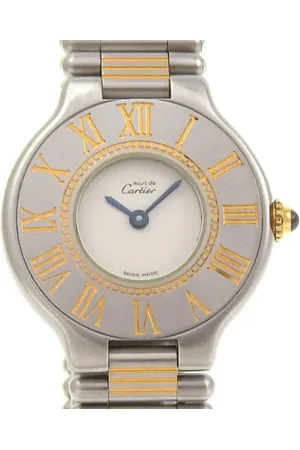 Cartier Pre-owned, Kobieta, Biały, ONE SIZE, Pre-owned Stainless Steel watches