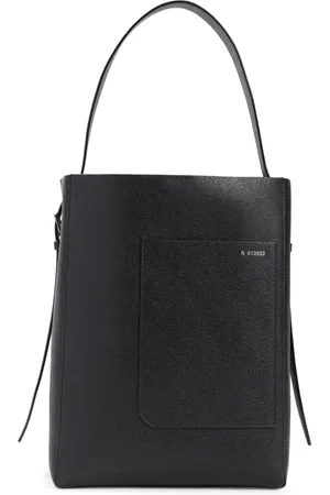 VALEXTRA Torebki, Kobieta, Czarny, ONE SIZE, Czarna Torba na Ramię dla Kobiet
