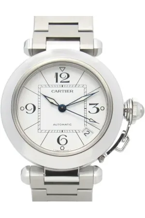 Cartier Pre-owned, Kobieta, Biały, ONE SIZE, Pre-owned Stainless Steel watches