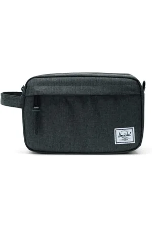 Herschel Torebki, unisex, Szary, ONE SIZE, Czarna Kosmetyczka Męska w Kratkę