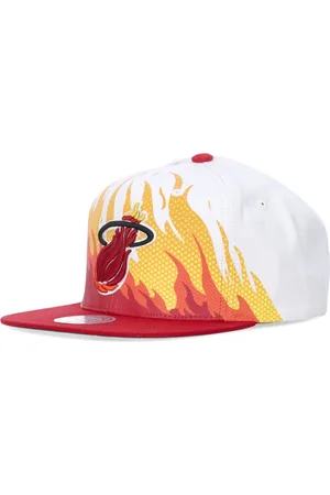 Mitchell & Ness Akcesoria, unisex, Biały, ONE SIZE, Czapka z daszkiem Miami Heat