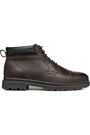 Geox Buty, Mężczyzna, brązowy, 42 EU, Zamsz, Brązowe Botki dla Mężczyzn