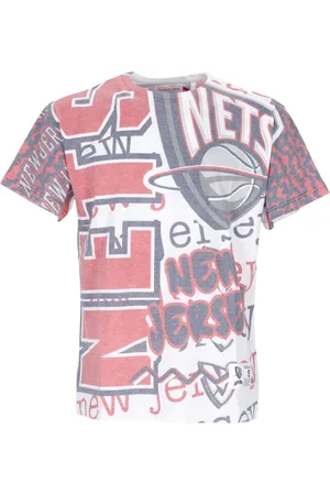 Mitchell & Ness Koszulki, Mężczyzna, Wielobarwność, S, NBA Jumbotron 2.0 Tee Hardwood Classics