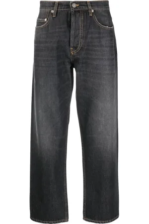 Golden Goose Jeansy, Mężczyzna, Czarny, W31, Czarne Jeansyy z Szeroką Nogawką