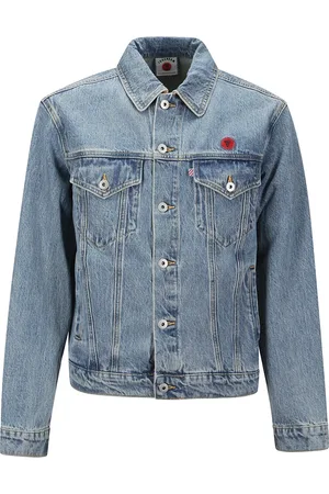 ICECREAM Kurtki, Mężczyzna, Niebieski, L, Denim, Denim Trucker Jacket