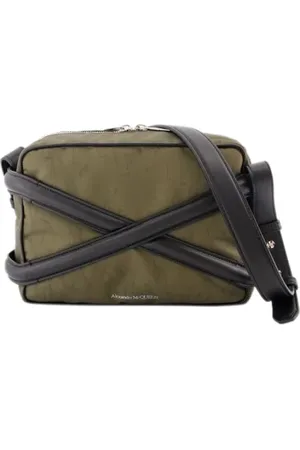 Alexander McQueen Torebki, Kobieta, Zielony, ONE SIZE, Nylon, Nylon crossbody-bags