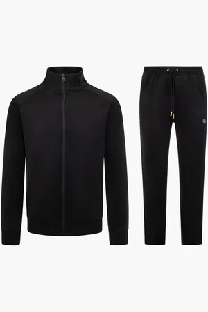 Cruyff Sport, Mężczyzna, Czarny, XS, Obsidian Dres Męski Czarny/Złoty