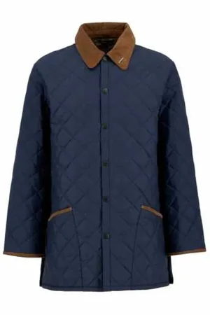 Barbour Kurtki, Mężczyzna, Niebieski, S, Kurtka Pikowana Liddesdale 30. Rocznica
