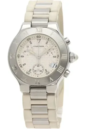 Cartier Pre-owned, Kobieta, Szary, ONE SIZE, Pre-owned Glass watches