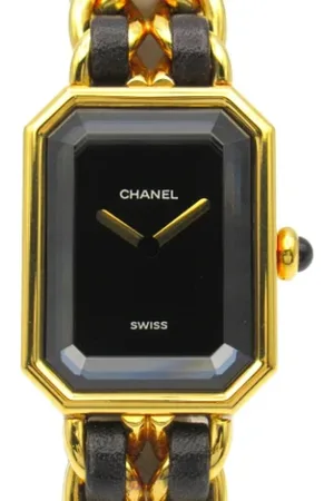 CHANEL Pre-owned, Kobieta, Czarny, ONE SIZE, Pre-owned Leather watches