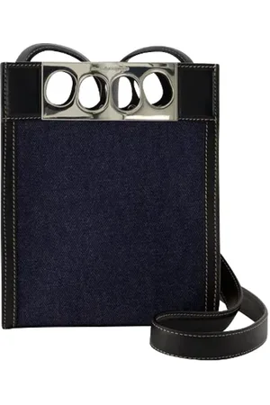 Alexander McQueen Torebki, Kobieta, Niebieski, ONE SIZE, Denim, Denim shoulder-bags