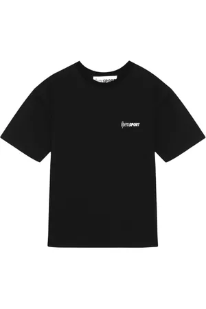 Opéra Sport Koszulki, Kobieta, Czarny, M, Klasyczny T-shirt z bawełny Claude