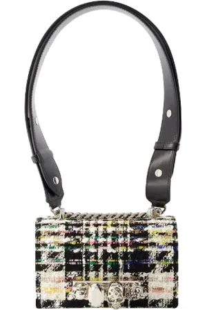Alexander McQueen Torebki, Kobieta, Wielobarwność, ONE SIZE, Tweed, Fabric shoulder-bags