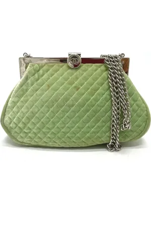 CHANEL Pre-owned, Kobieta, Zielony, ONE SIZE, Pre-owned Fabric chanel-bags