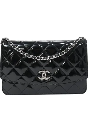 CHANEL Pre-owned, Kobieta, Czarny, ONE SIZE, Skóra, Pre-owned skórzane portfele