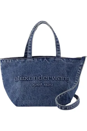 Alexander Wang Torebki, Kobieta, Niebieski, ONE SIZE, Niebieska Bawełniana Torba