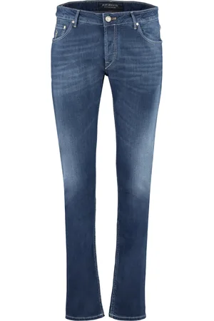 Hand Picked Jeansy, Mężczyzna, Niebieski, W33, Klasyczne Straight-Leg Jeansy