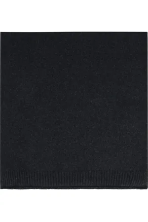 Roberto Collina Akcesoria, Mężczyzna, Czarny, ONE SIZE, Nylon, Szal z mieszanki wełny w serek