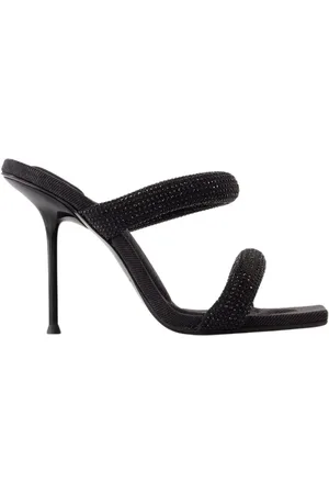 Alexander Wang Buty, Kobieta, Czarny, 35 EU, Czarna Sandał Tubularny - Syntetyczny