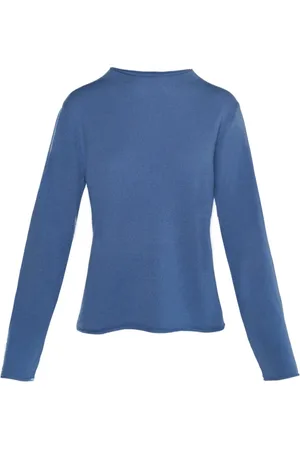 Hest Swetry, Kobieta, Niebieski, L, Wełna, Selma Sweater