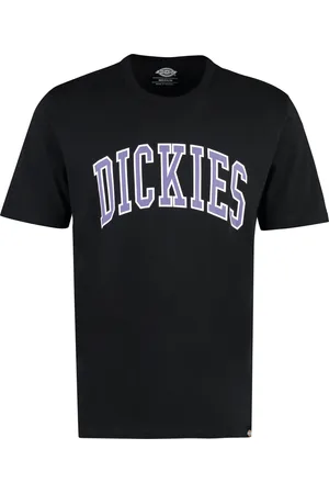 Dickies Koszulki, Mężczyzna, Czarny, S, Koszulka z logo z bawełny
