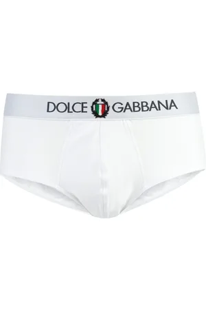 Dolce & Gabbana Bielizna, Mężczyzna, Biały, 2XL, Logo Elastyczne Bokserki z Bawełny
