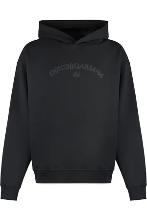 Dolce & Gabbana Bluzy, Mężczyzna, Czarny, S, Swetry & Bluzy z kapturem
