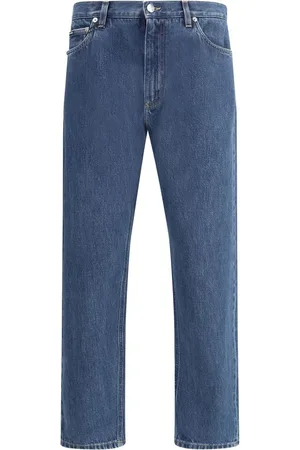 Dolce & Gabbana Jeansy, Mężczyzna, Niebieski, M, Straight Cut Five-Pocket Jeansy