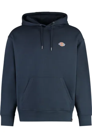 Dickies Bluzy, Mężczyzna, Niebieski, S, Swetry & Bluzy z kapturem