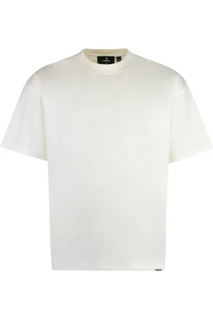 Represent Koszulki, Mężczyzna, Beżowy, S, Żakardowy T-shirt z bawełny