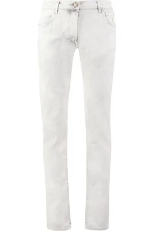 Hand Picked Jeansy, Mężczyzna, Szary, W30, Denim, Zniszczone Spodnie Slim Fit