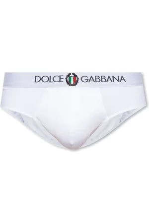 Dolce & Gabbana Bielizna, Mężczyzna, Biały, L, Bawełniane slipy