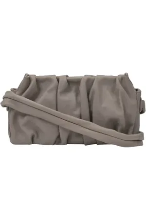 Elleme Torebki, Kobieta, Szary, ONE SIZE, Skóra, Leather shoulder-bags