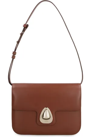 A.P.C. Torebki, Kobieta, brązowy, ONE SIZE, Skóra, Astra Skórzana Torba na Ramię