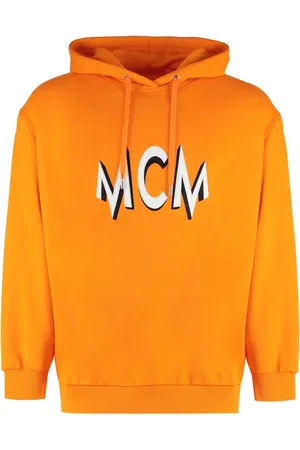 MCM Bluzy, Mężczyzna, Pomarańczowy, S, Swetry & Bluzy z kapturem