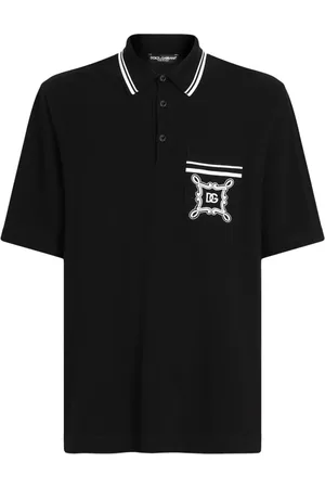 Dolce & Gabbana Koszulki, Mężczyzna, Czarny, L, Casual Bawełniany T-shirt w Czarnym
