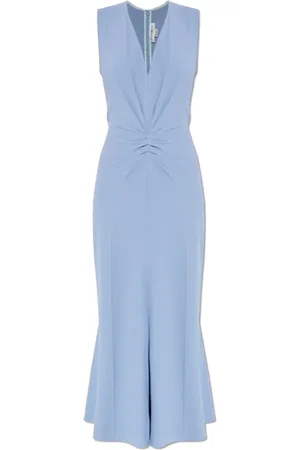 Victoria Beckham Sukienki, Kobieta, Niebieski, M, Sukienka bez rękawów