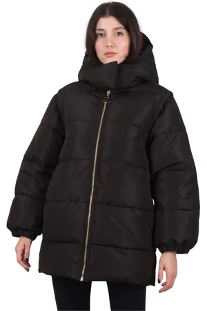 Patou Kurtki, Kobieta, Czarny, S, Parka z odpinanym SLE w kolorze czarnym
