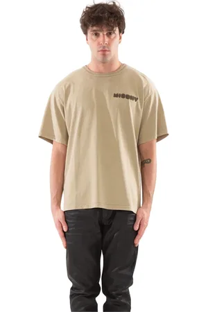 MISBHV Koszulki, Mężczyzna, Beżowy, S, Retro Community Tee w Beżu