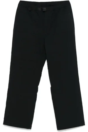 Snow Peak Spodnie, Mężczyzna, Czarny, 2XL, Pikowane Czarne Spodnie z Zamkiem