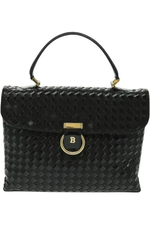 Bally Pre-owned, Kobieta, Czarny, ONE SIZE, Skóra, Pre-owned Skórzane torebki