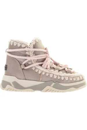 Mou Buty, Kobieta, Szary, 38 EU, Trampki Scoubidoo Lace Srebrne