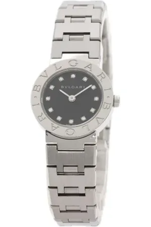 Bvlgari Pre-owned, Kobieta, Czarny, ONE SIZE, Pre-owned Stainless Steel watches