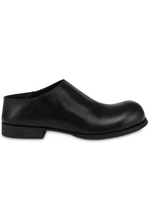 Moschino Buty, Mężczyzna, Czarny, 44 EU, Czarna Składana Pięta Okrągły Nosek