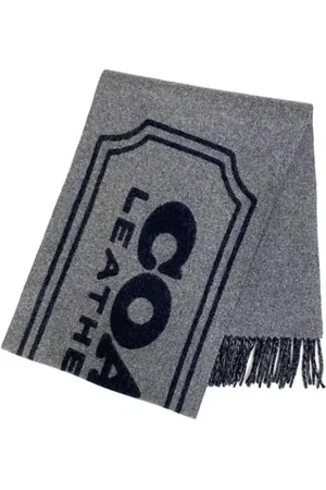 Coach Pre-owned, Kobieta, Szary, ONE SIZE, Pre-owned Cashmere scarves
