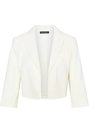 Betty Barclay Kurtki, Kobieta, Biały, 2XL, Krótka marynarka z 3/4 rękawem