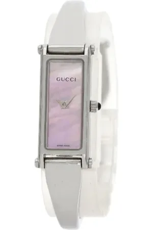 Gucci Pre-owned, Kobieta, Różowy, ONE SIZE, Pre-owned Leather watches